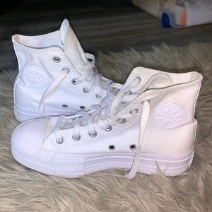 Platform high top converse size 6